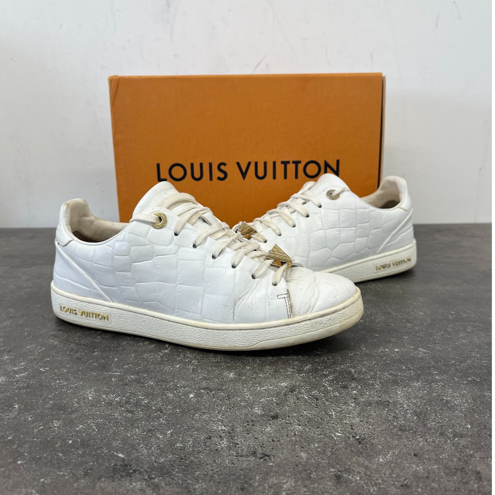 Women's Frontrow Low Trainers White Size EU 37 / UK 4 - Photo 12