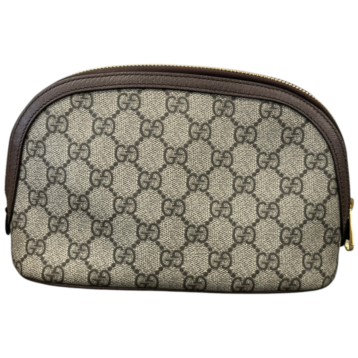 Women's GG Supreme Ophidia Small Cosmetic Toiletry Bag Beige - Photo 2
