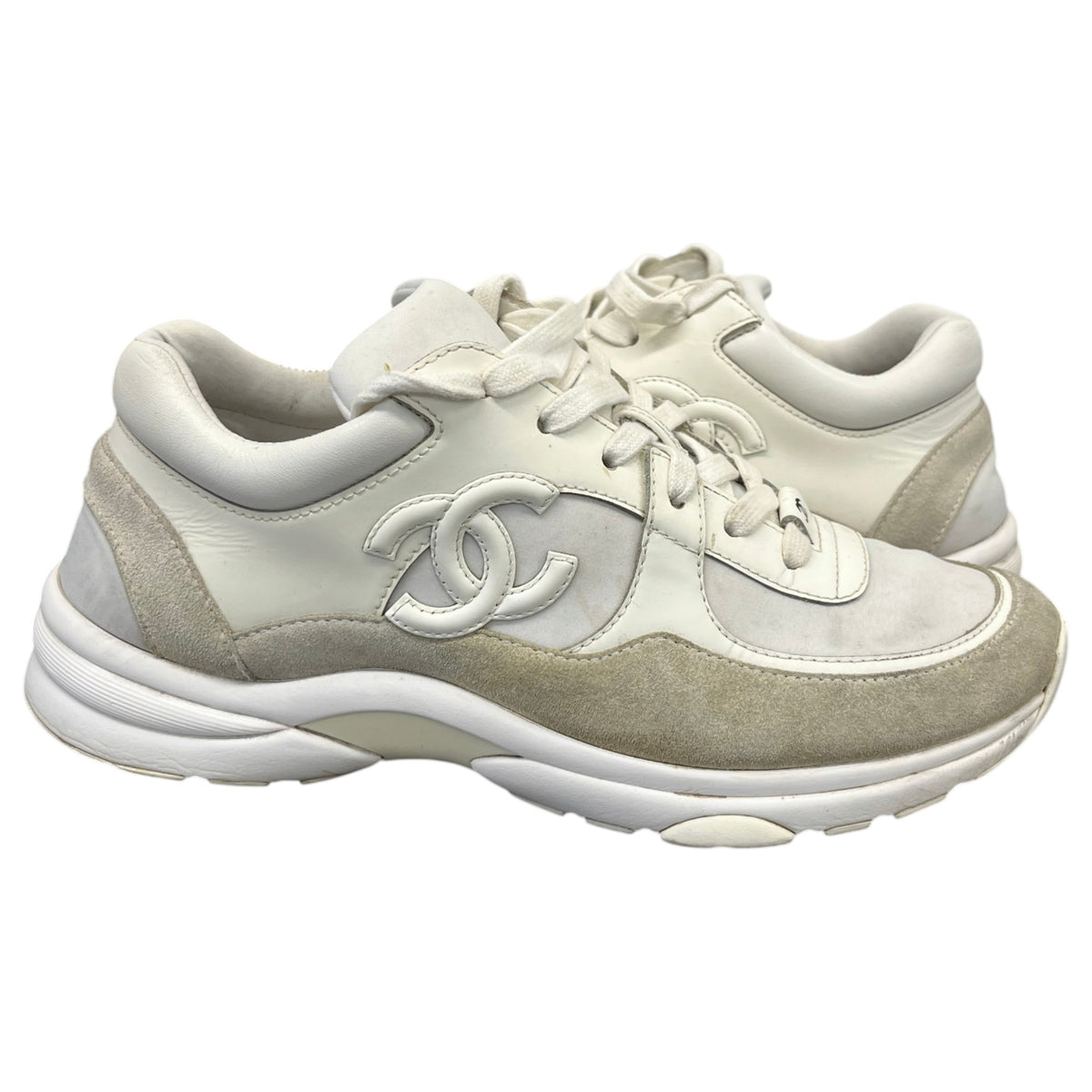 Men's CC Runner Low Trainers White Size UK 6 / EU 40 - Photo 3