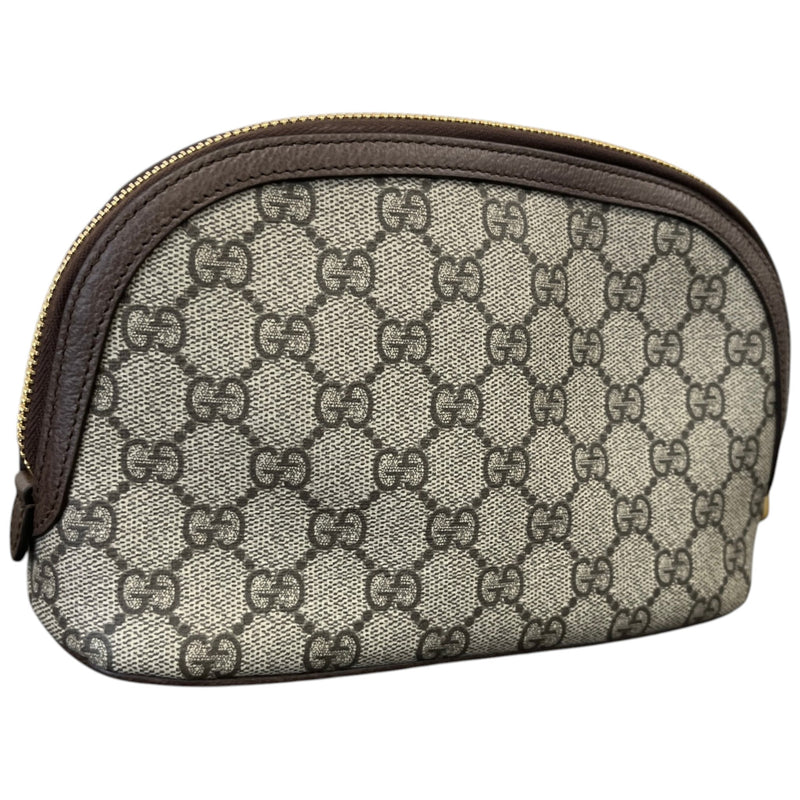 Women's GG Supreme Ophidia Small Cosmetic Toiletry Bag Beige
