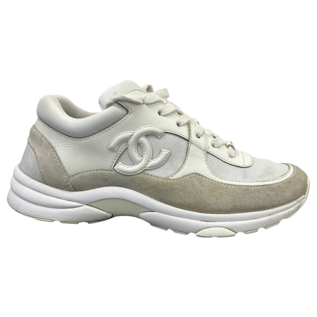 Men's CC Runner Low Trainers White Size UK 6 / EU 40 - Photo 1