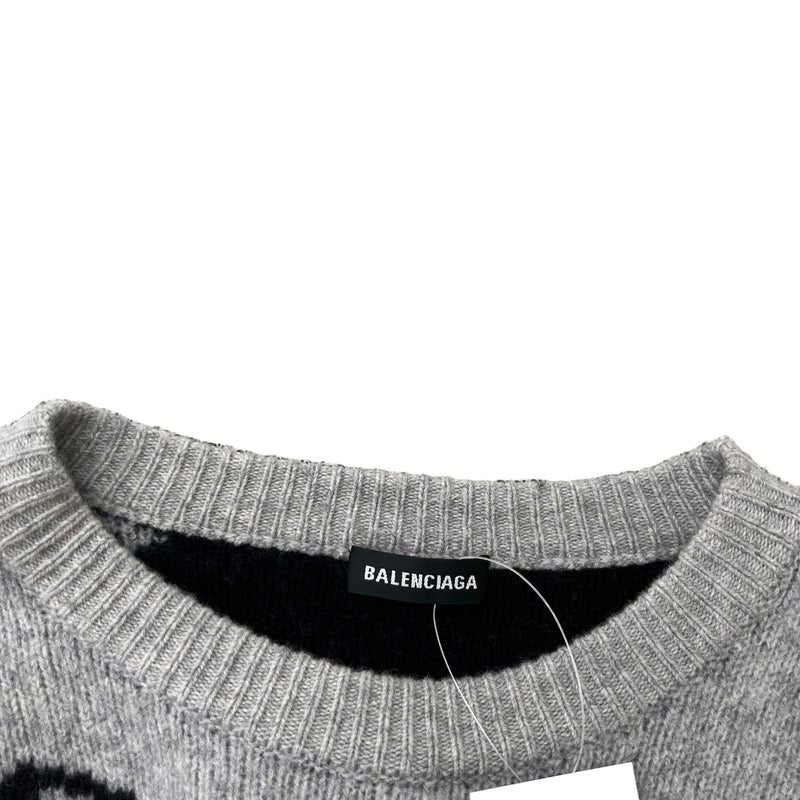 Men's Monogram Sweatshirt Grey Size M