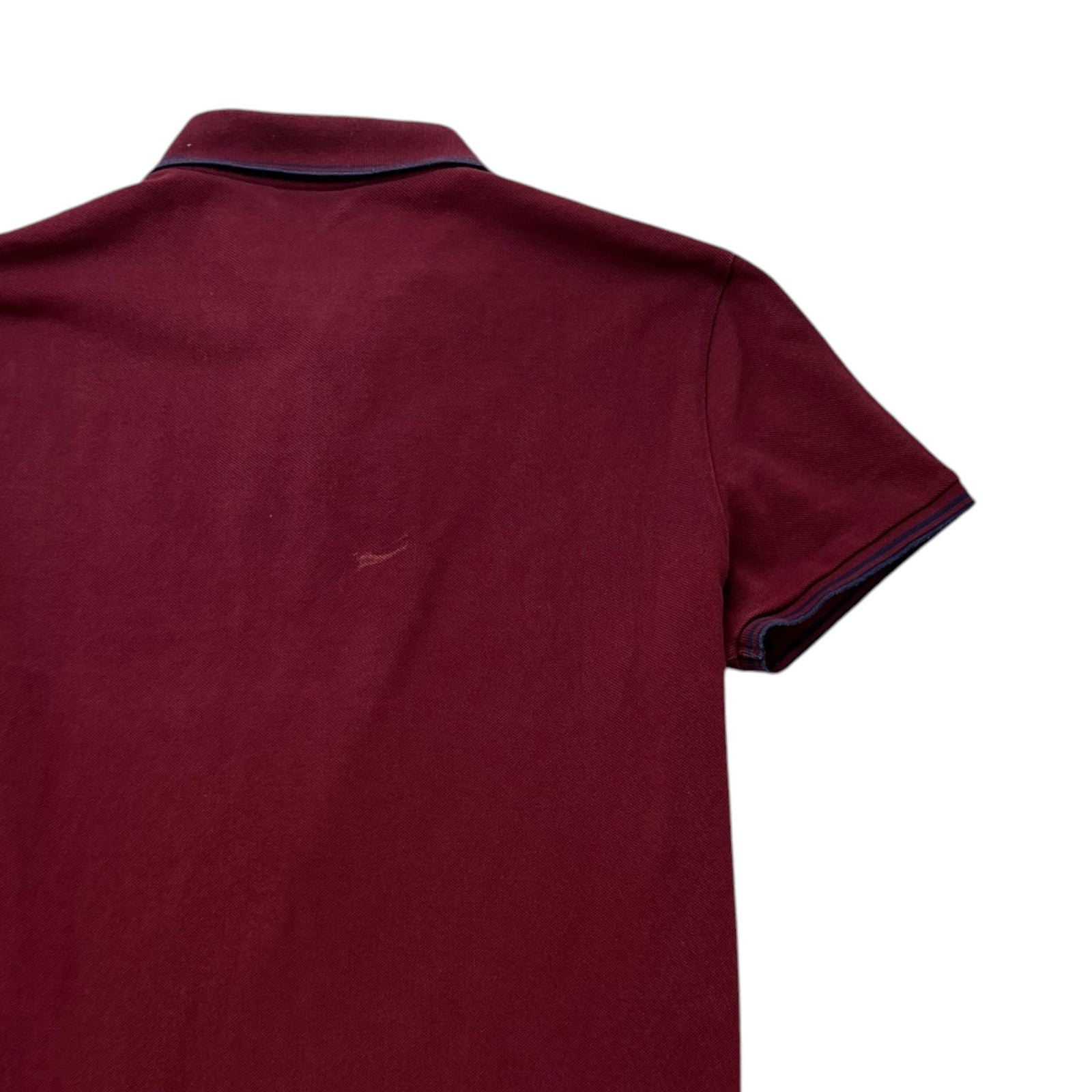 Men's Maglia Polo Shirt Burgundy Size L - Photo 4