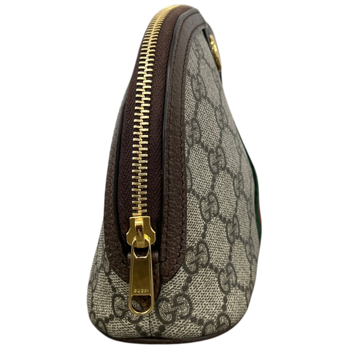 Women's GG Supreme Ophidia Small Cosmetic Toiletry Bag Beige - Photo 6