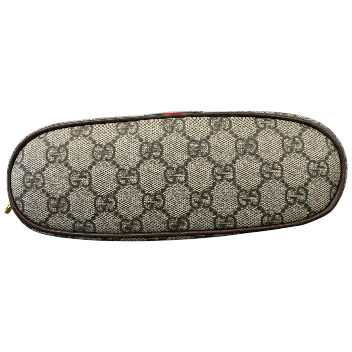 Women's GG Supreme Ophidia Small Cosmetic Toiletry Bag Beige - Photo 9