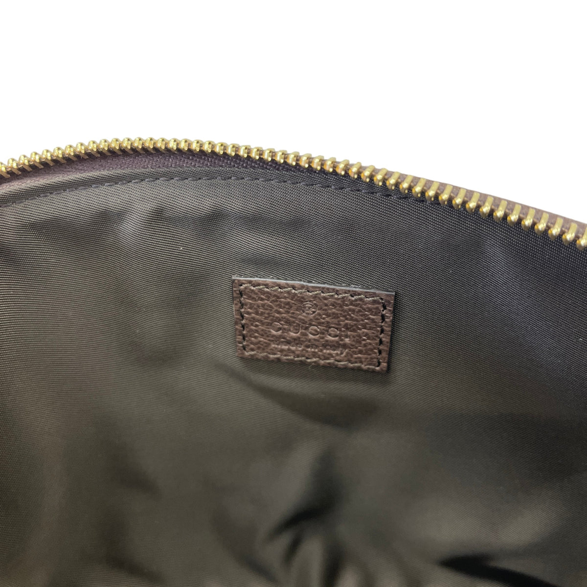 Women's GG Supreme Ophidia Small Cosmetic Toiletry Bag Beige - Photo 10
