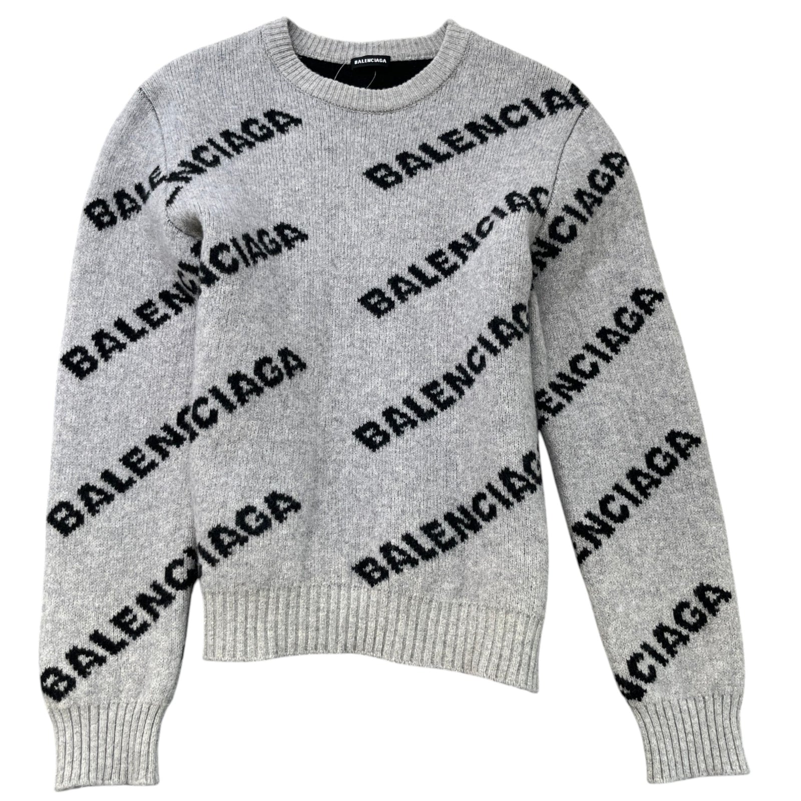Men's Monogram Sweatshirt Grey Size M - Photo 1