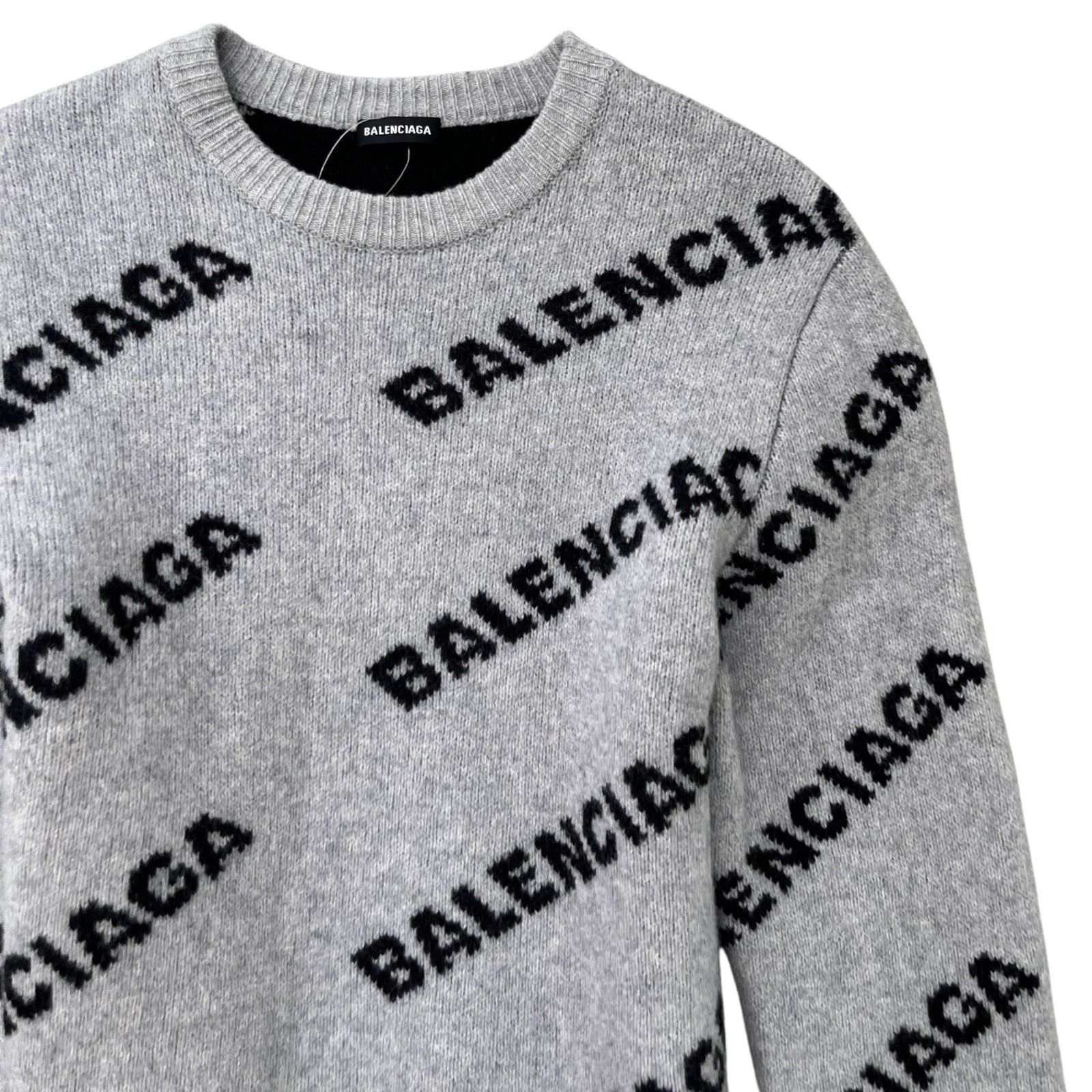 Men's Monogram Sweatshirt Grey Size M - Photo 3