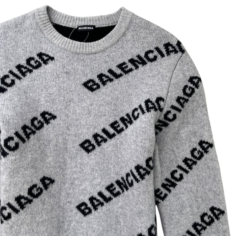 Men's Monogram Sweatshirt Grey Size M