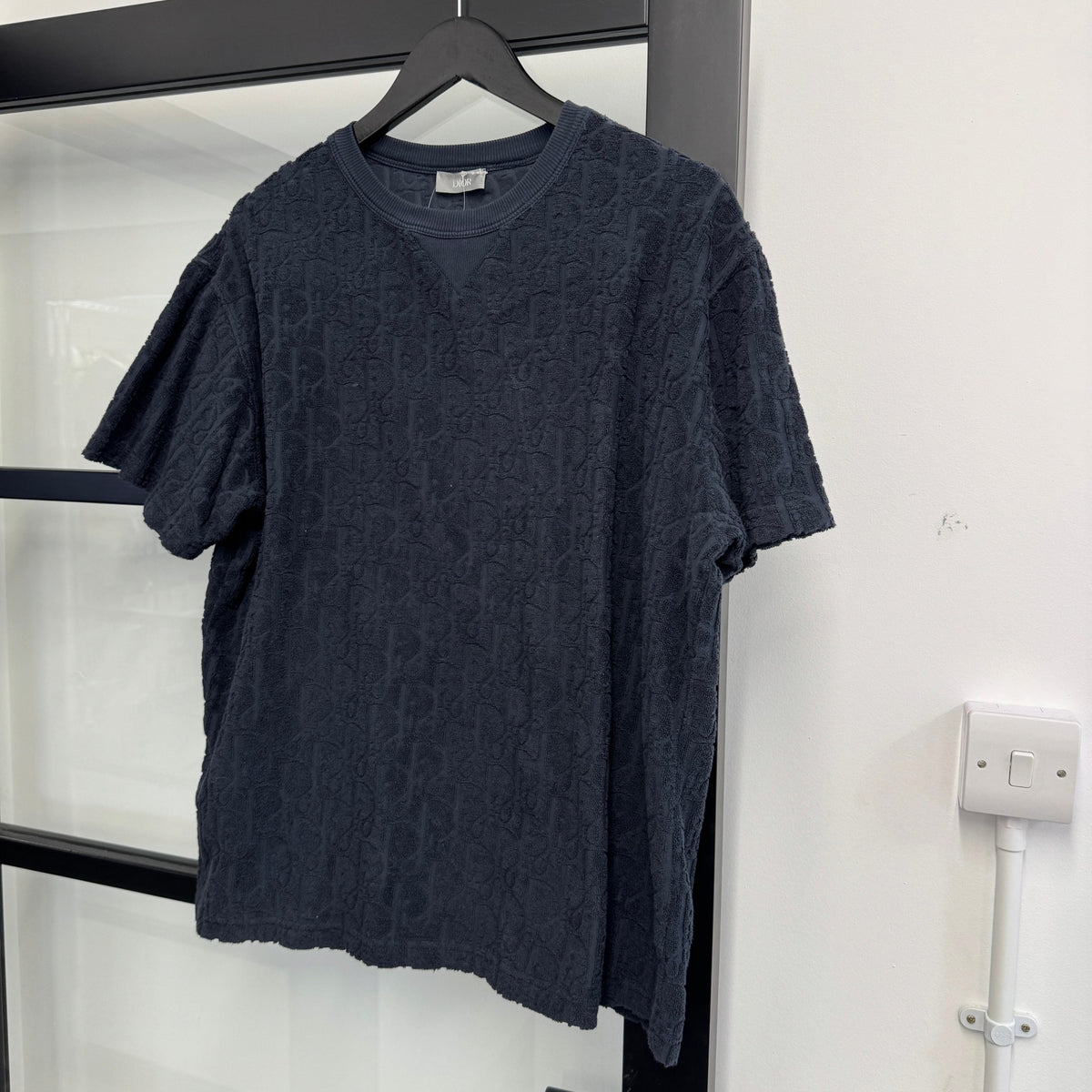 Men's Oblique T-Shirt Navy Size L - Photo 8