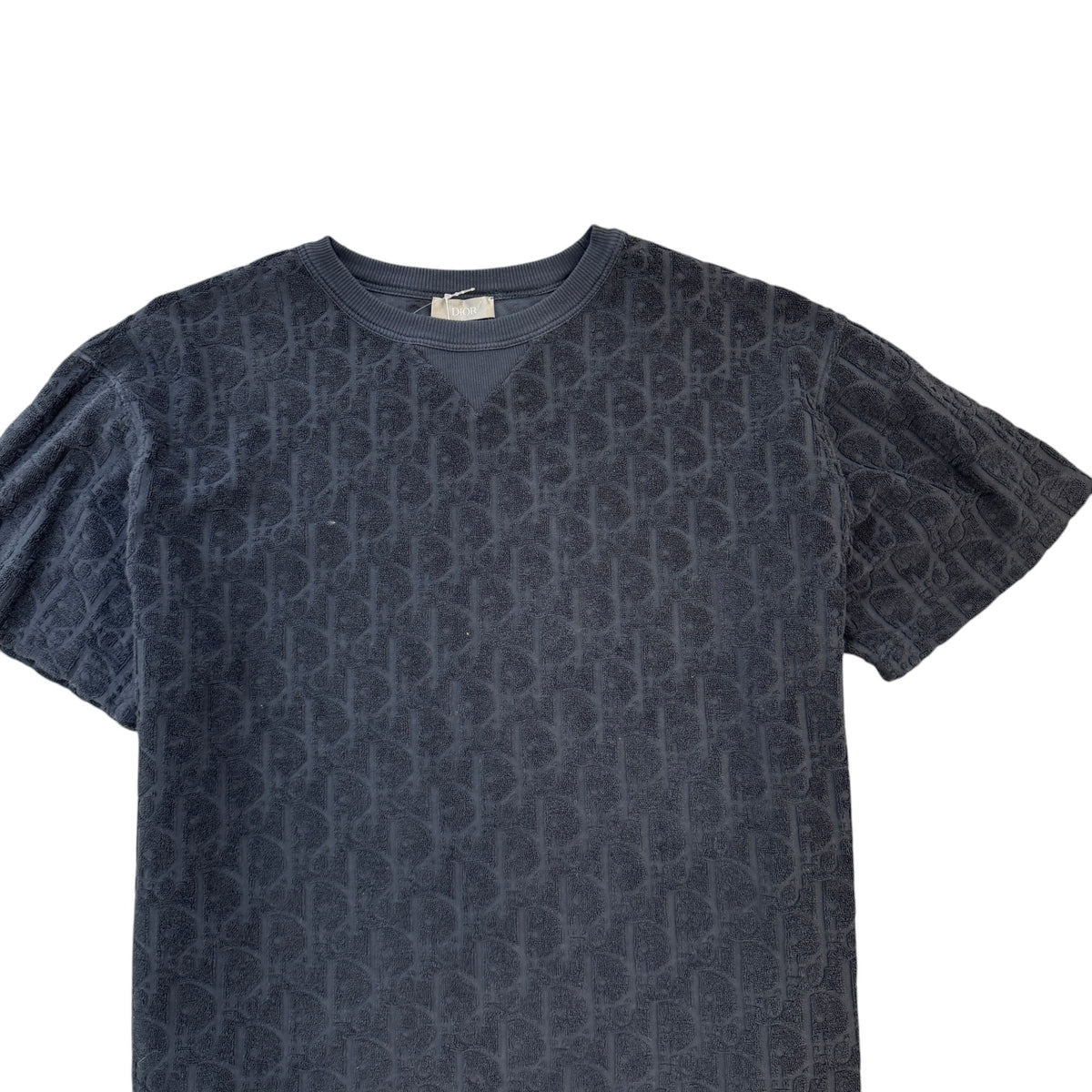 Men's Oblique T-Shirt Navy Size L - Photo 3