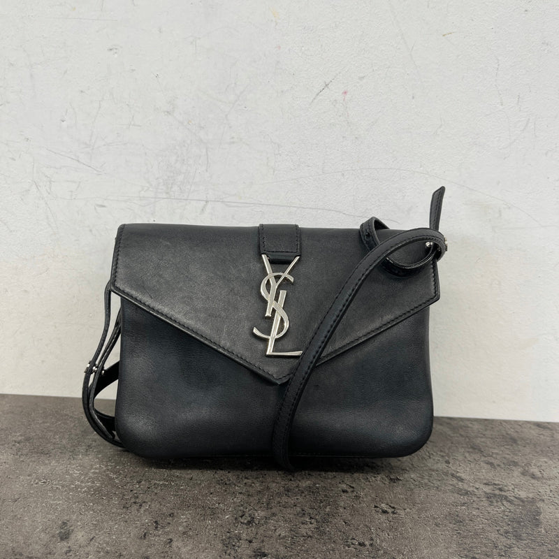 Women's Logo Tri-Pocket Crossbody Bag Black