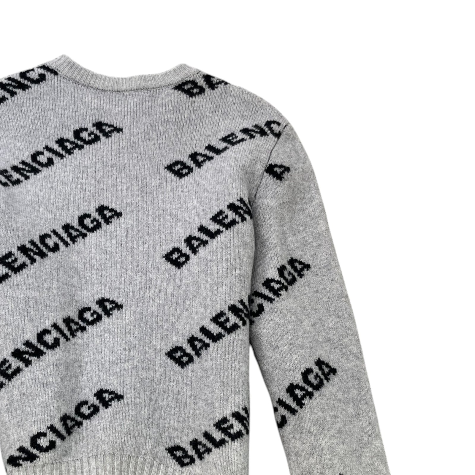 Men's Monogram Sweatshirt Grey Size M - Photo 4
