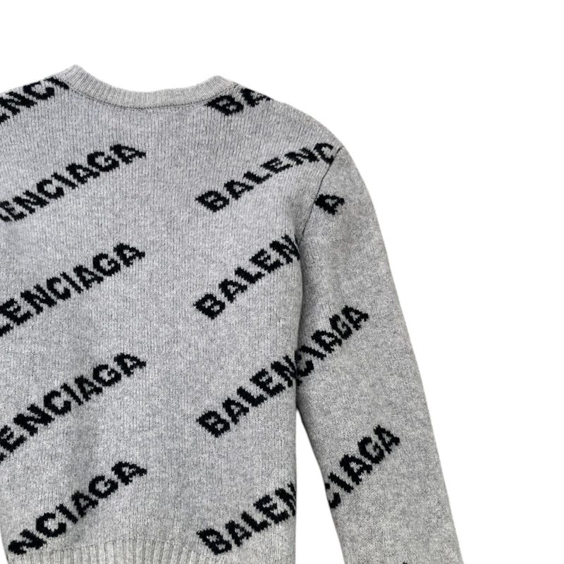 Men's Monogram Sweatshirt Grey Size M