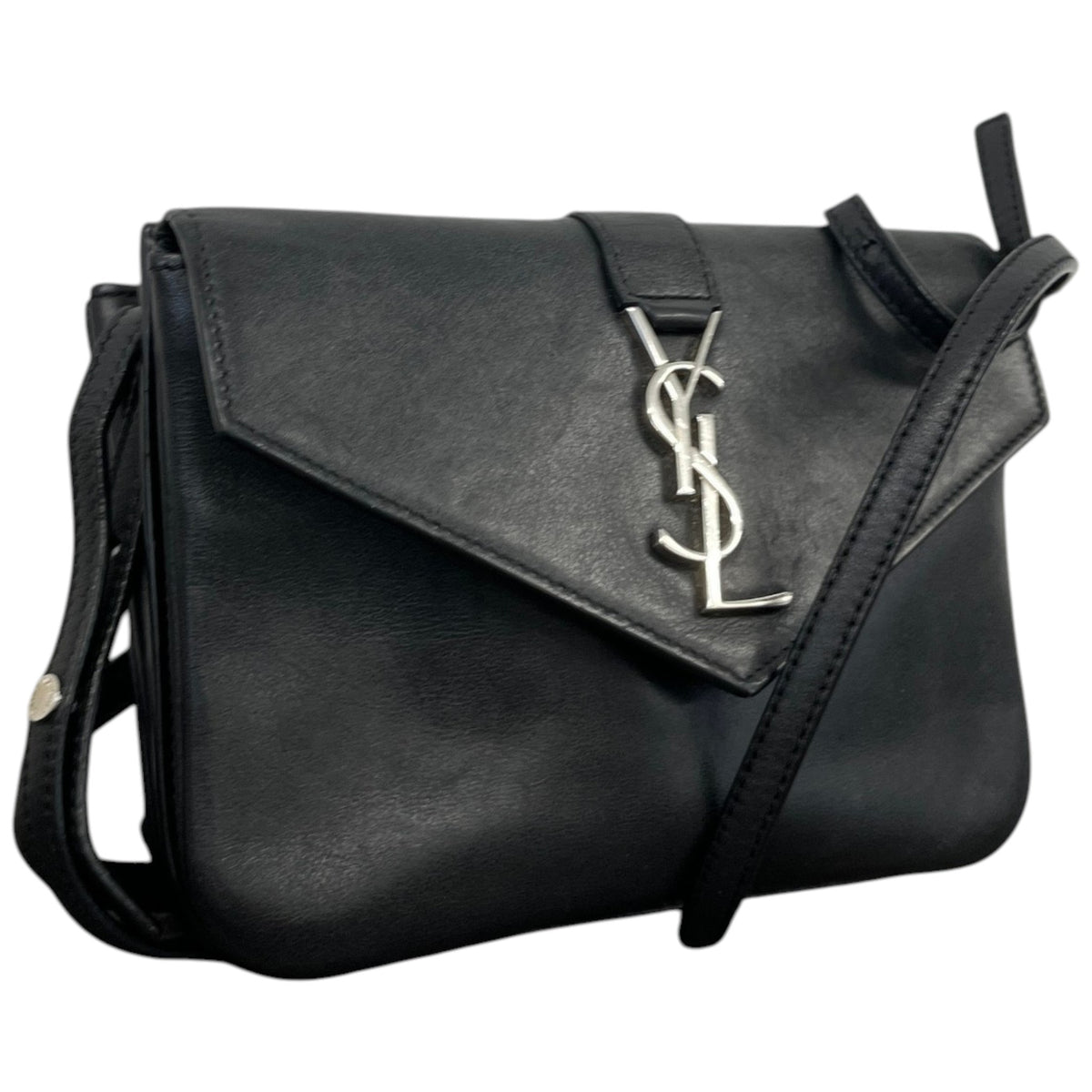 Women's Logo Tri-Pocket Crossbody Bag Black - Photo 4