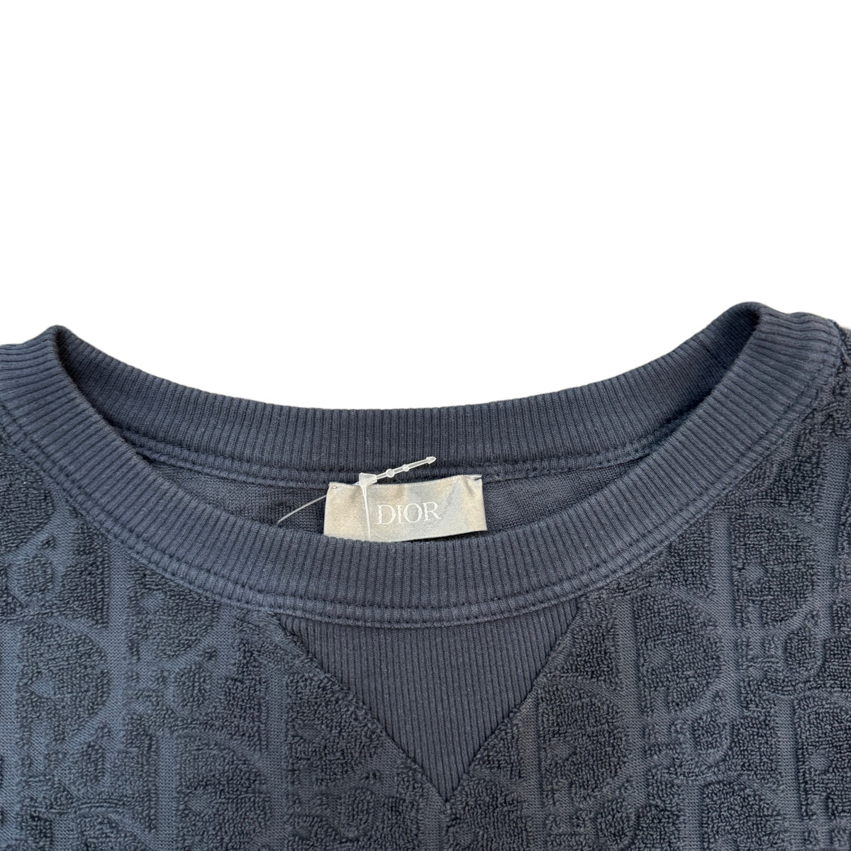 Men's Oblique T-Shirt Navy Size L - Photo 4