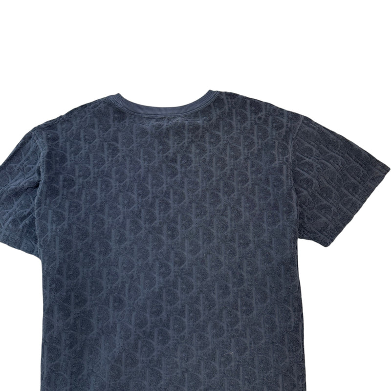 Men's Oblique T-Shirt Navy Size L