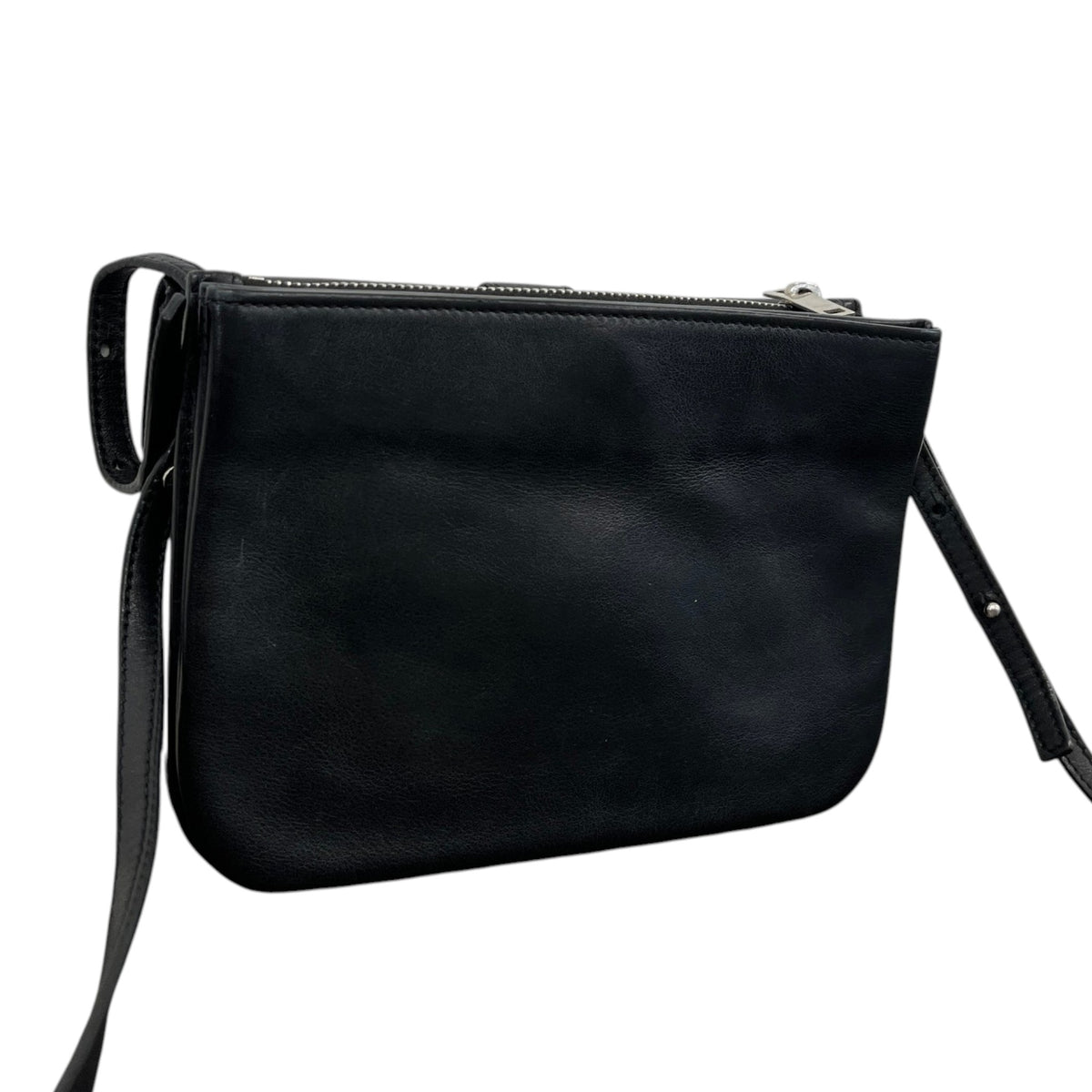 Women's Logo Tri-Pocket Crossbody Bag Black - Photo 8