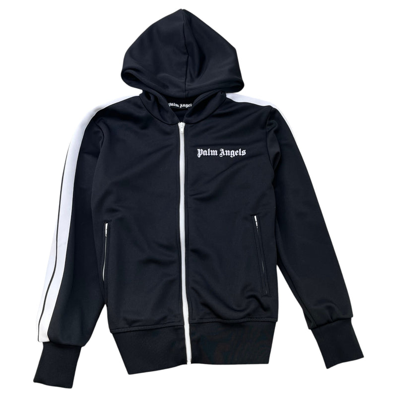 Men's Logo Print Track Jacket Black Size S