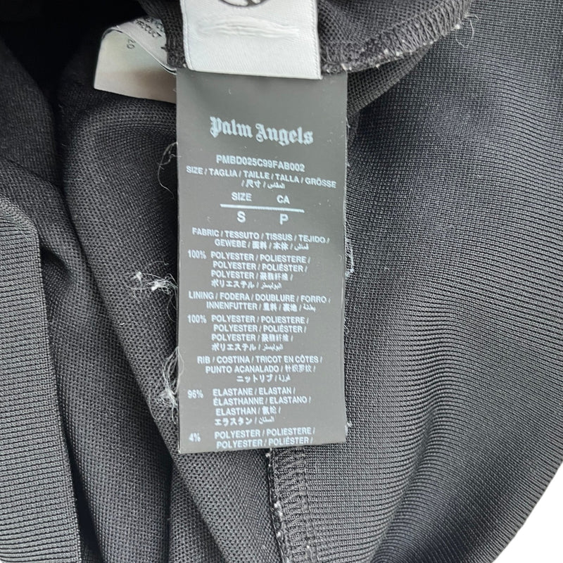 Men's Logo Print Track Jacket Black Size S