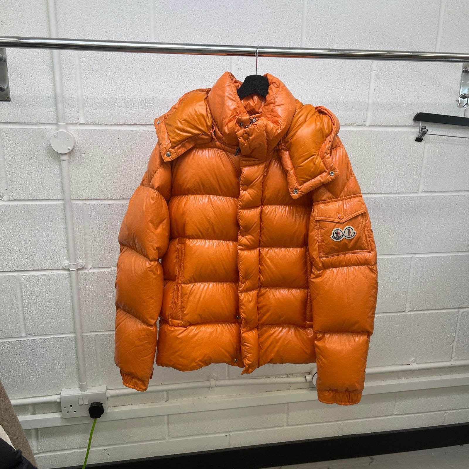Men's Maya Down Jacket Orange Size 4 / XL - Photo 9