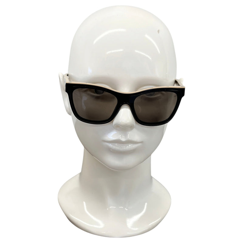 Women's Acetate Logo Shield Sunglasses Black