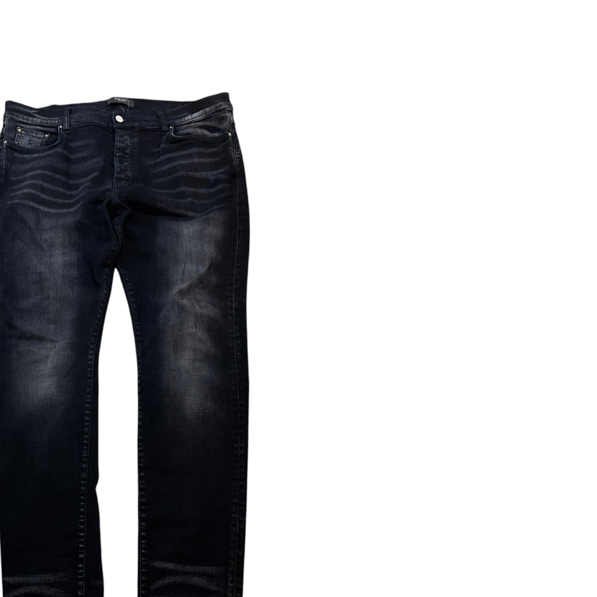 Men's Stack Straight Jeans Black Size XXL / W38 - Photo 3