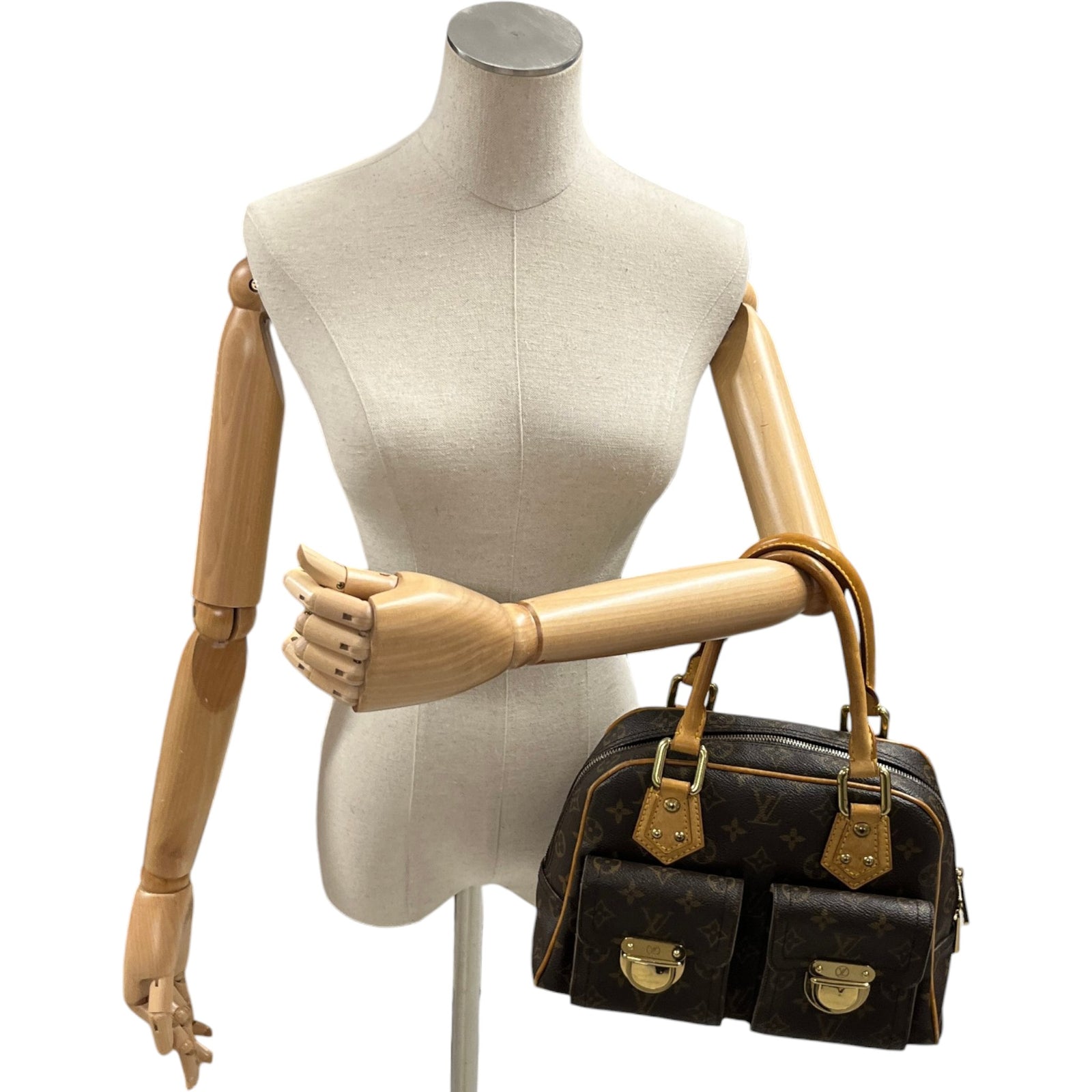 Women's Monogram Manhattan Pm Bag Brown - Photo 2