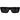 Men's D-Frame Sunglasses Black