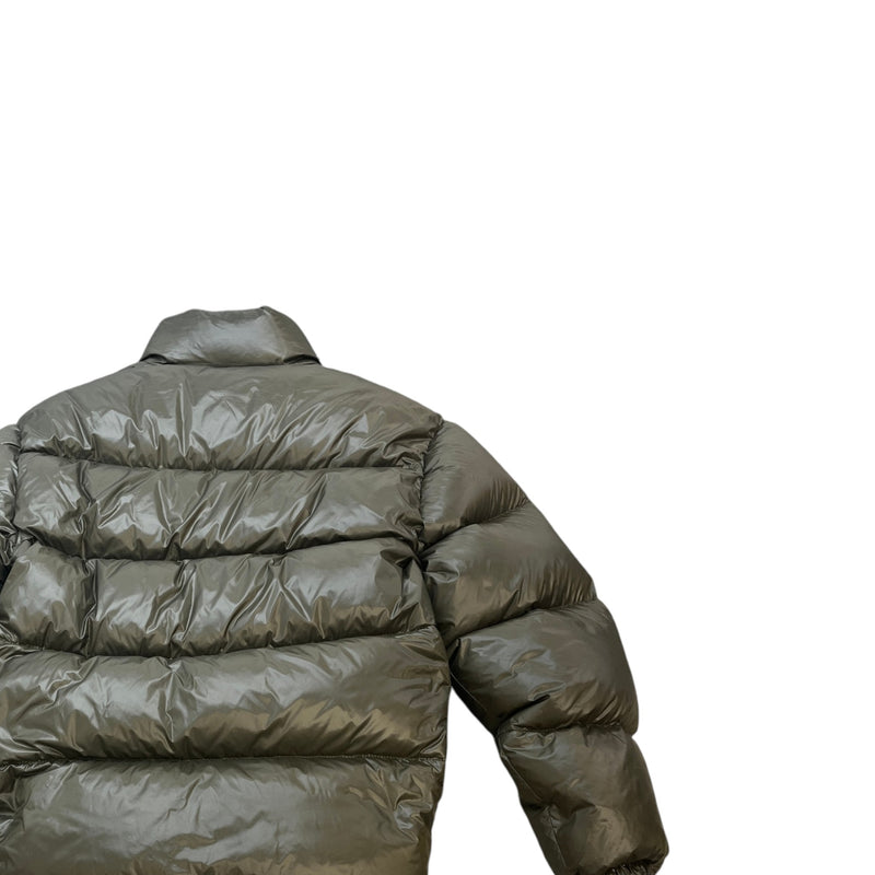 Women's Re-Nylon Logo Print Down Jacket Green Size IT 40 / UK 8