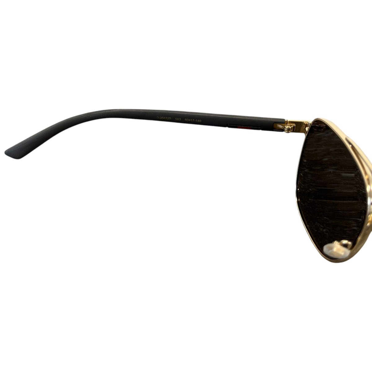 Men's GG0422S 003 Aviator Sunglasses Gold - Photo 6