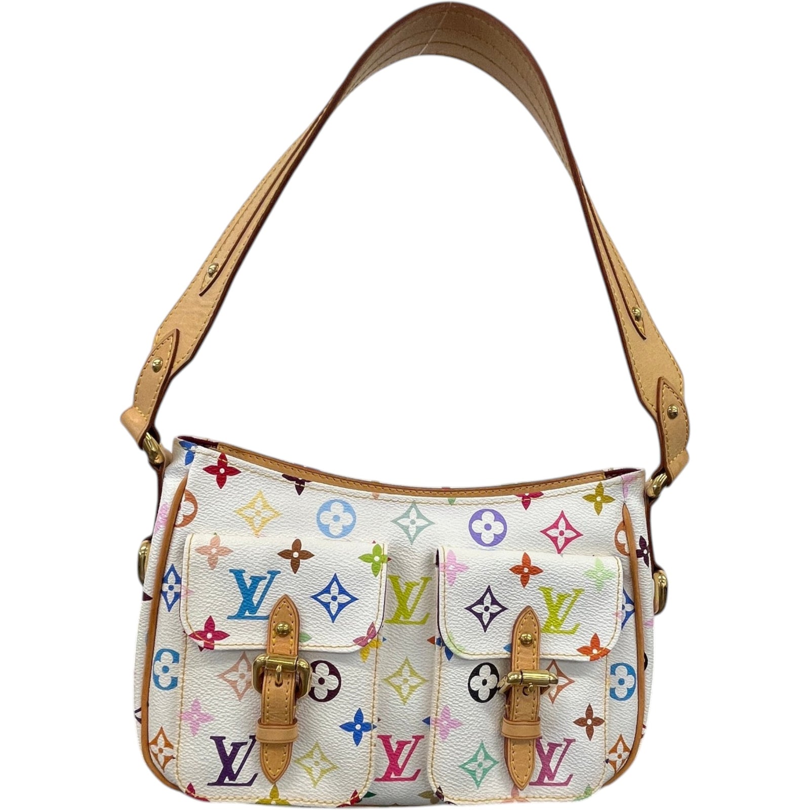 Women's Monogram Multicolore Lodge Pm Bag White - Photo 3