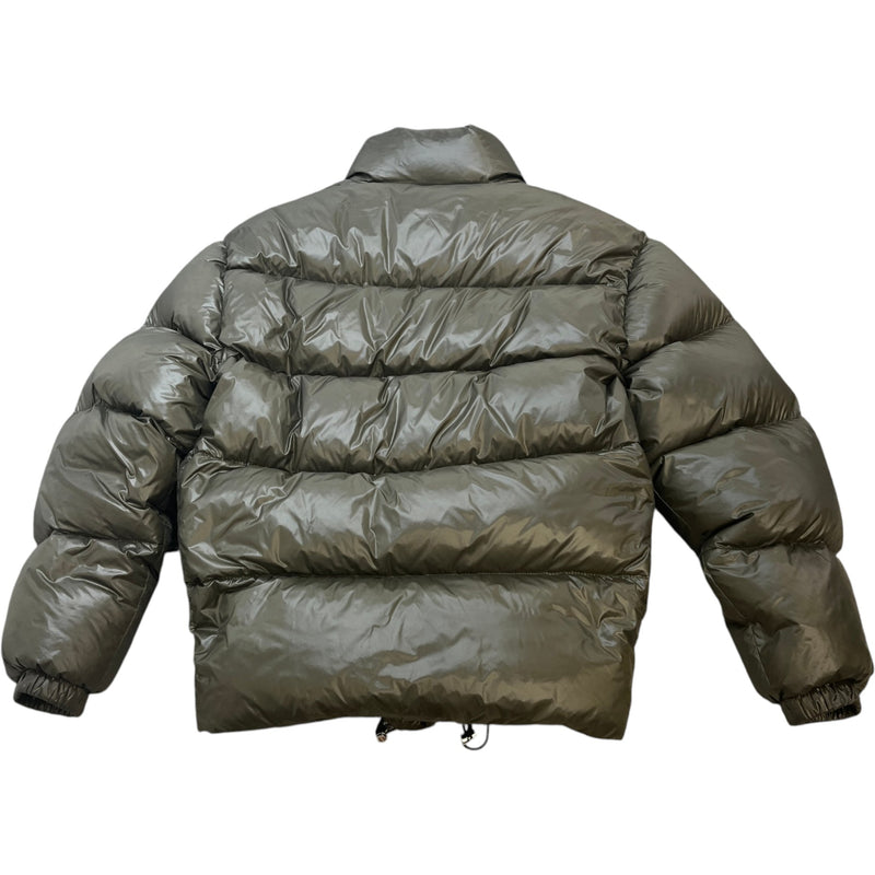 Women's Re-Nylon Logo Print Down Jacket Green Size IT 40 / UK 8