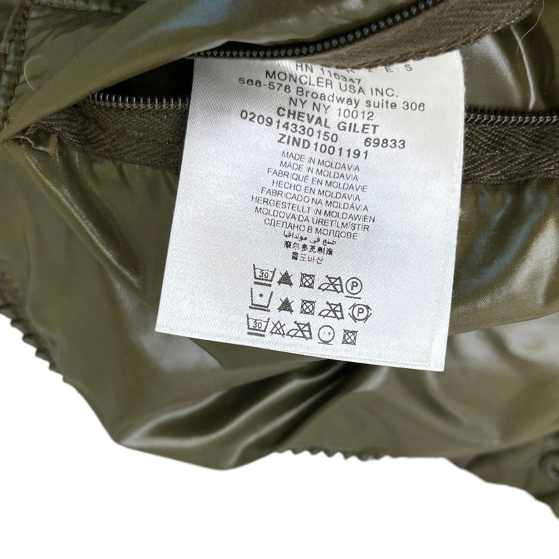 Men's Cheval Gilet Khaki Size 4 / XL