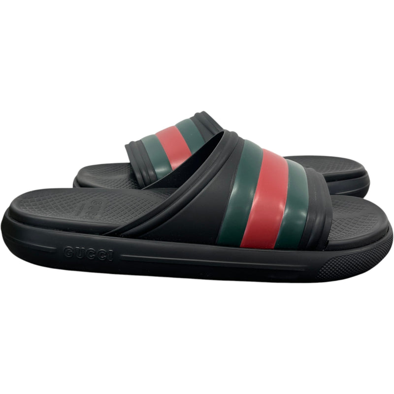 Men's Web Slides Black Size UK 10 / EU 44
