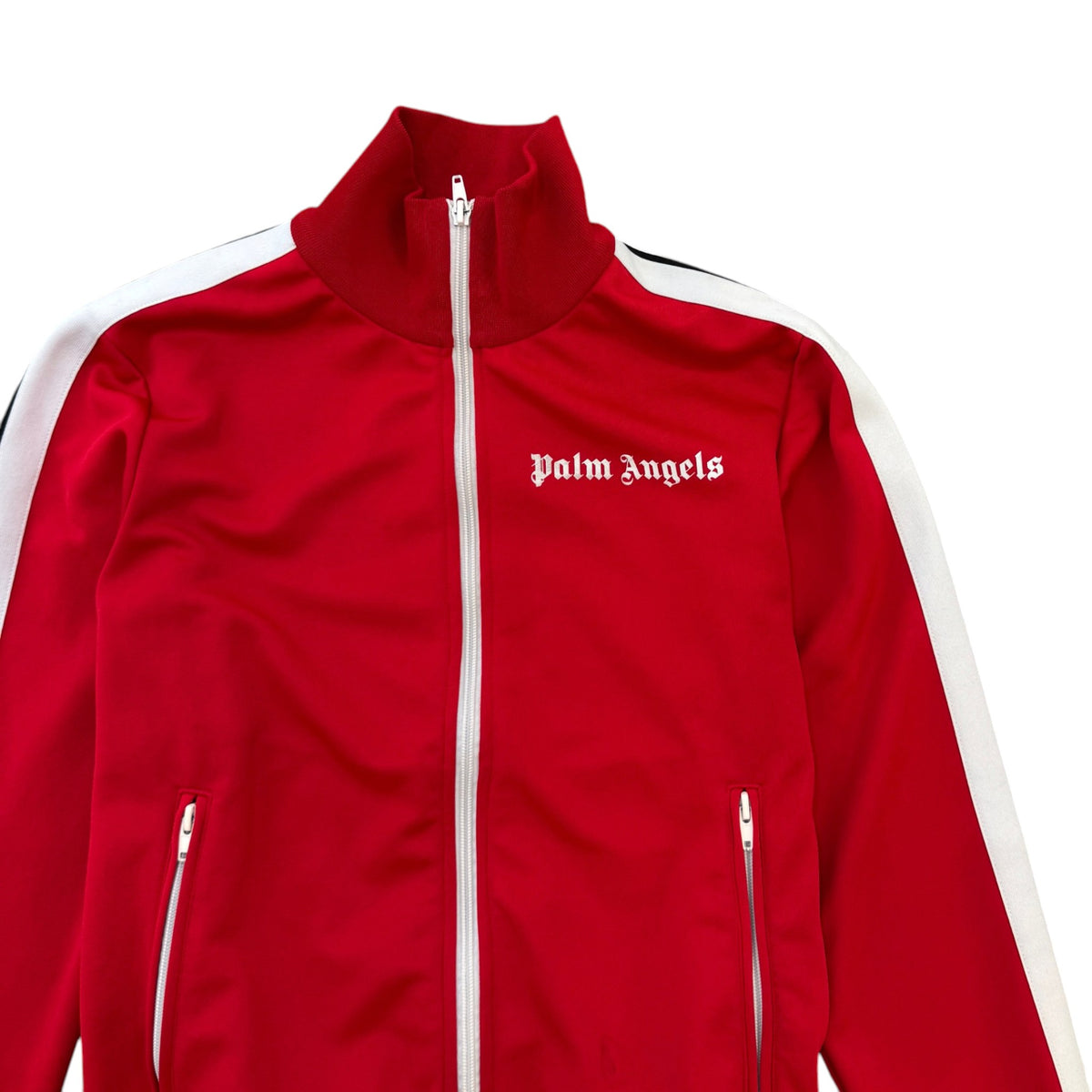Men's Logo Print Track Jacket Red Size XS - Photo 3