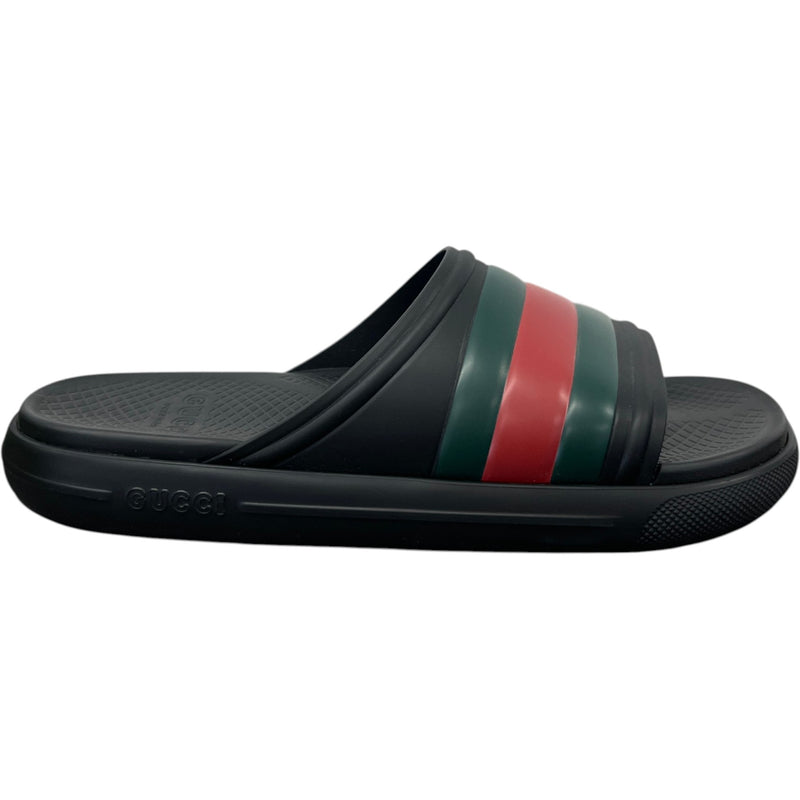 Men's Web Slides Black Size UK 10 / EU 44