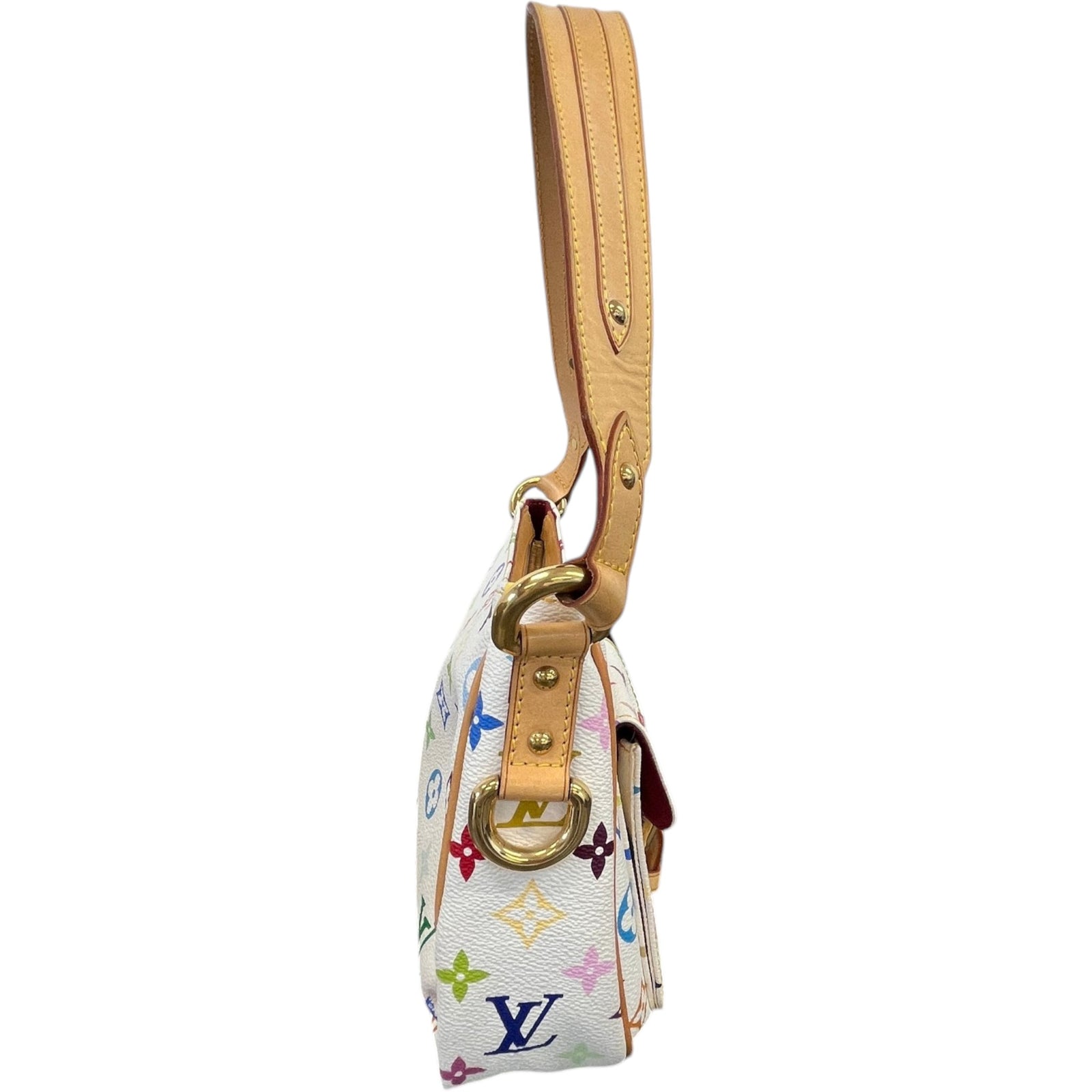 Women's Monogram Multicolore Lodge Pm Bag White - Photo 8
