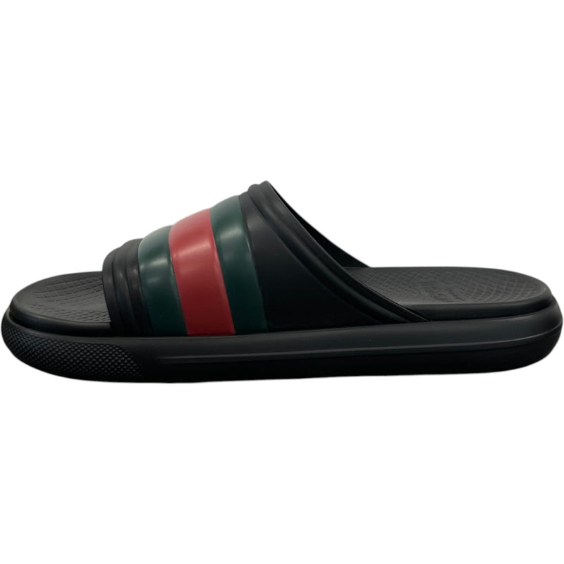 Men's Web Slides Black Size UK 10 / EU 44