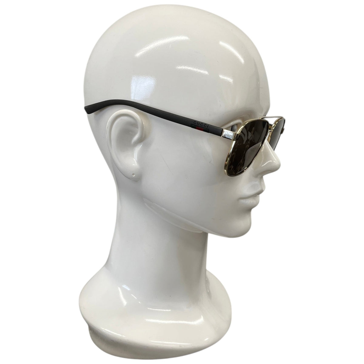 Men's GG0422S 003 Aviator Sunglasses Gold - Photo 3