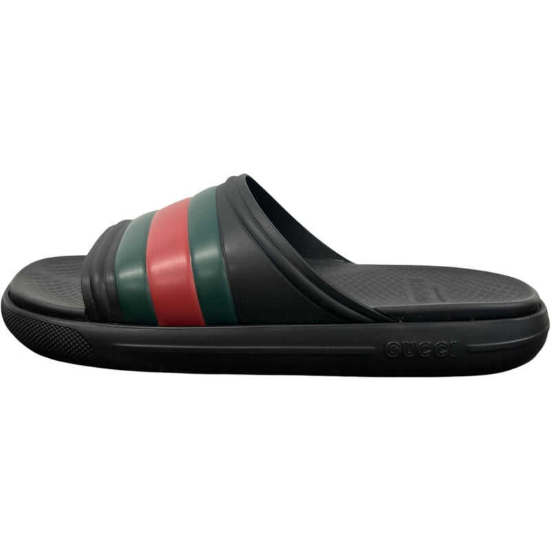Men's Web Slides Black Size UK 10 / EU 44