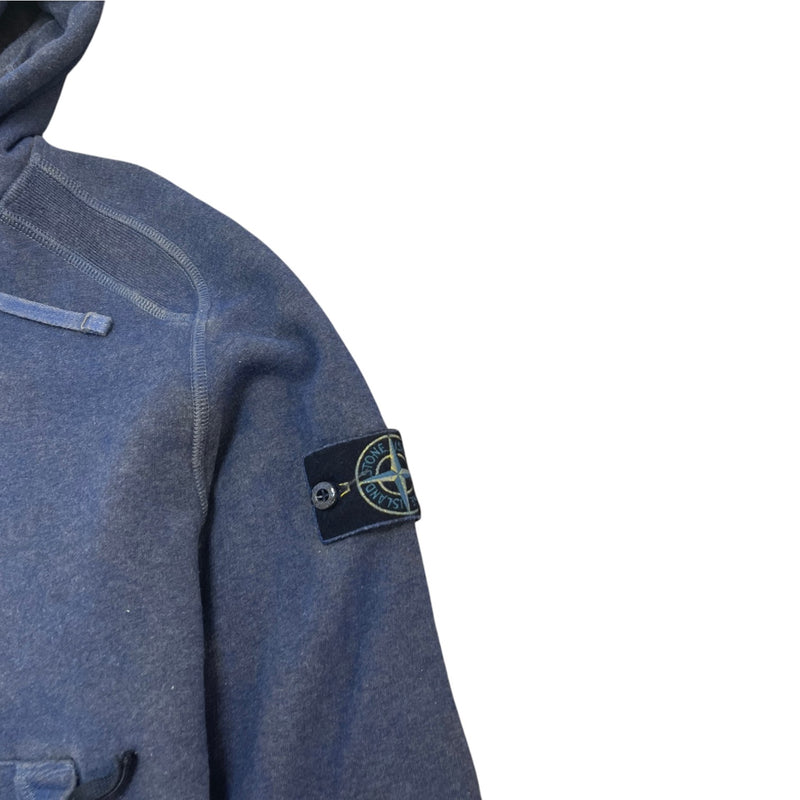 Men's Dust Applique Logo Hoodie Blue Size S