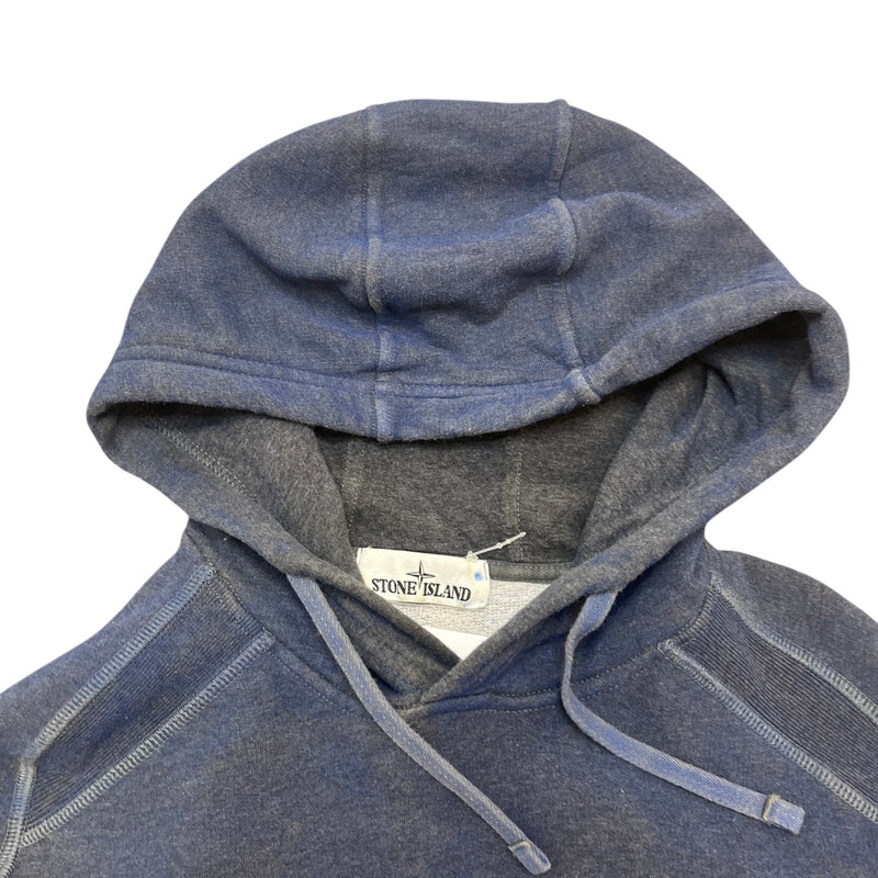 Men's Dust Applique Logo Hoodie Blue Size S
