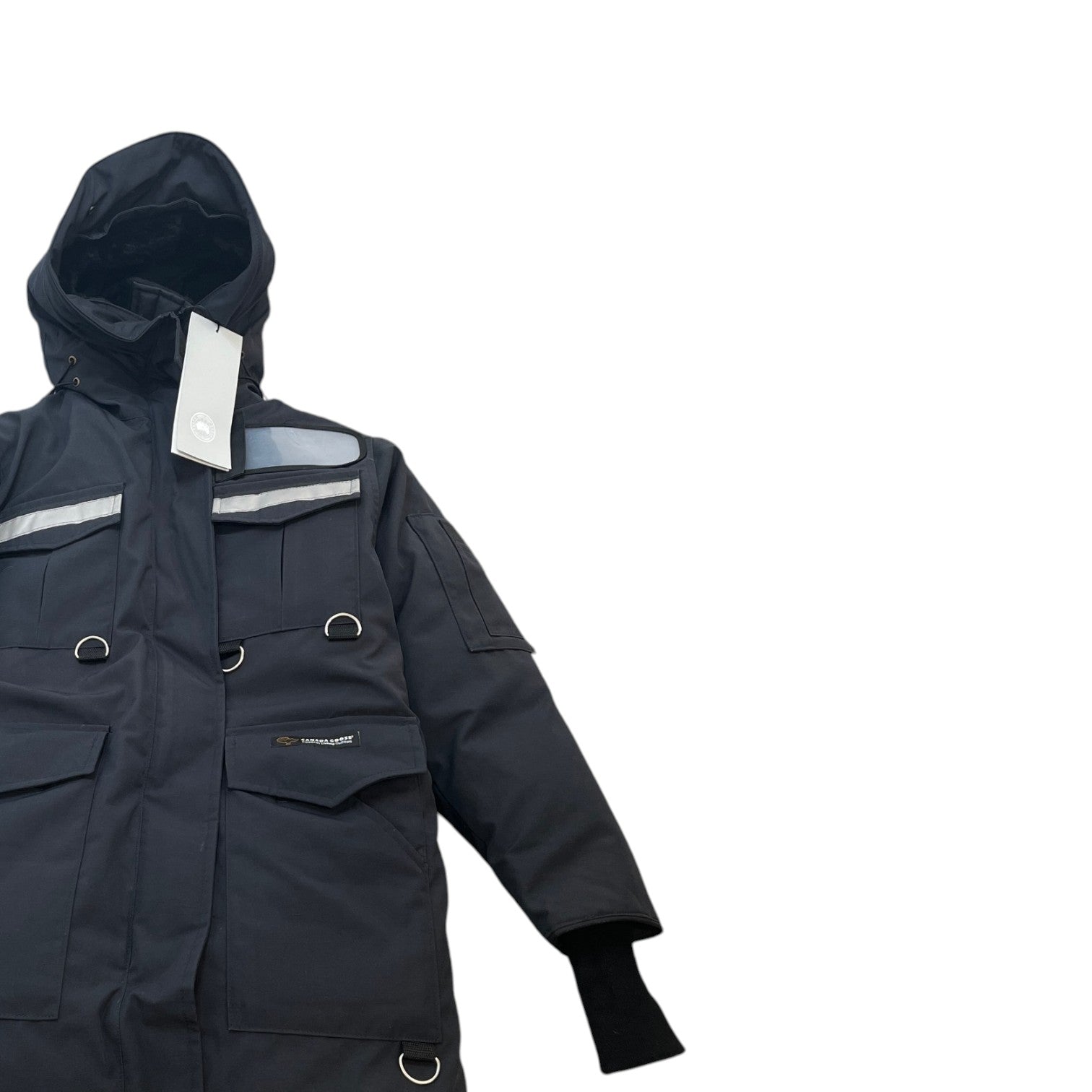 Canada Goose Women's Resolute Parka Down Jacket Navy Size 4 - Photo 3