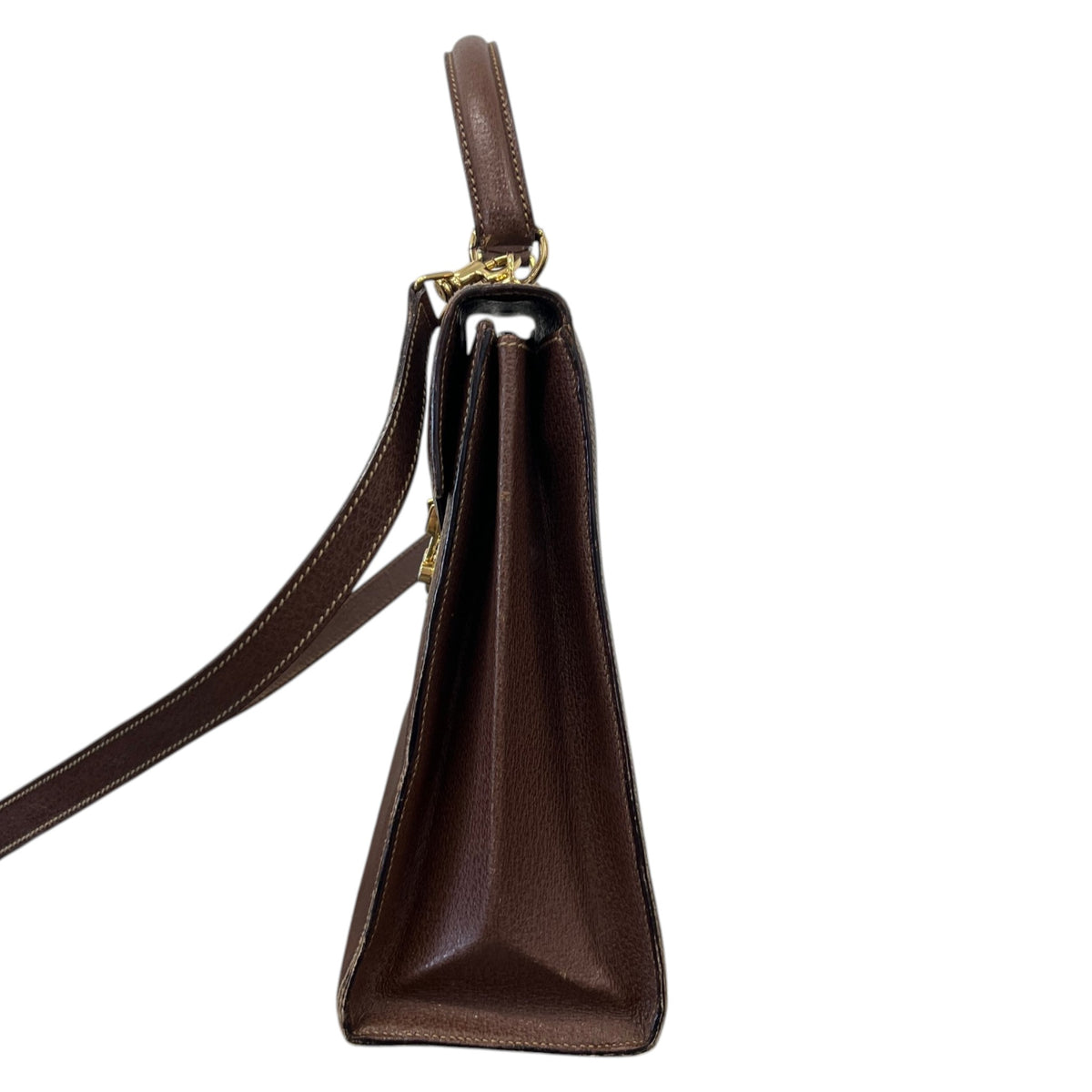 Women's Lady Lock Handbag Brown - Photo 6