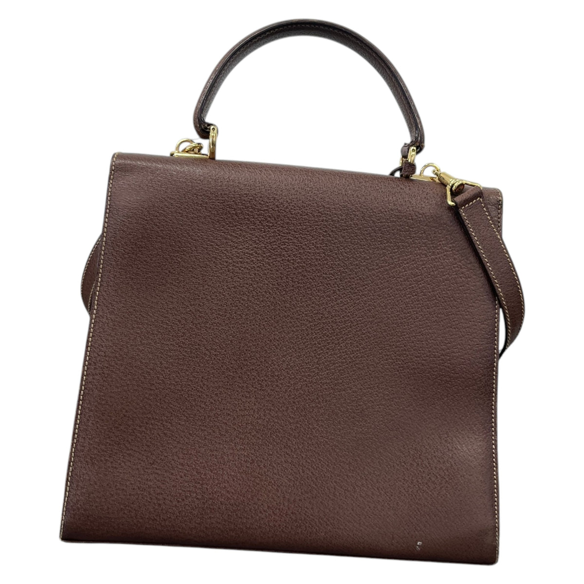 Women's Lady Lock Handbag Brown - Photo 3