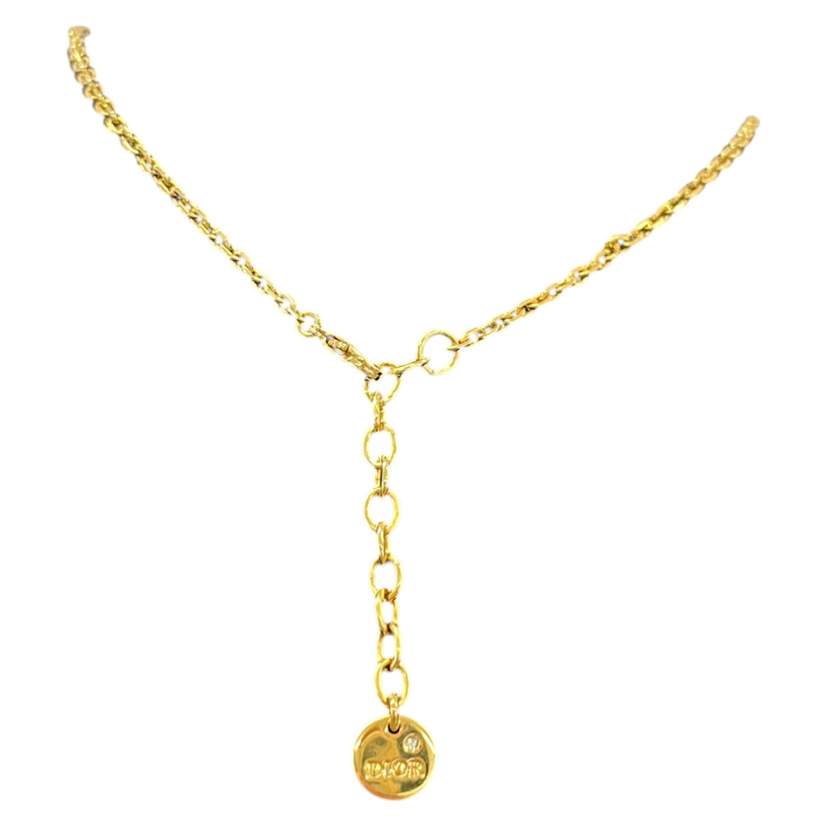 Women's CD Diamond Necklace Gold - Photo 2