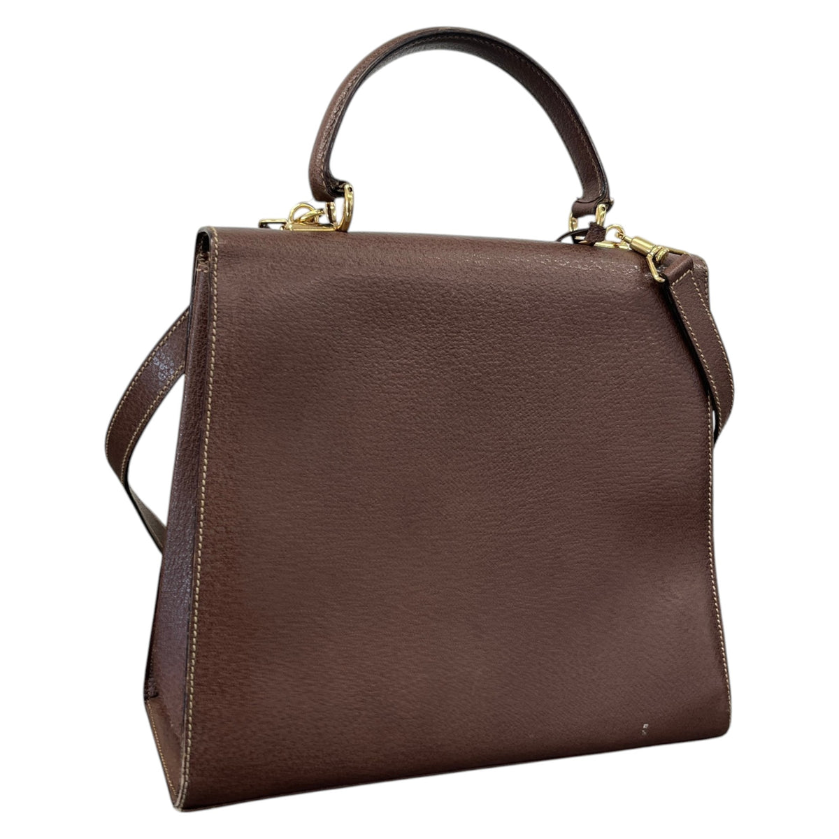 Women's Lady Lock Handbag Brown - Photo 8