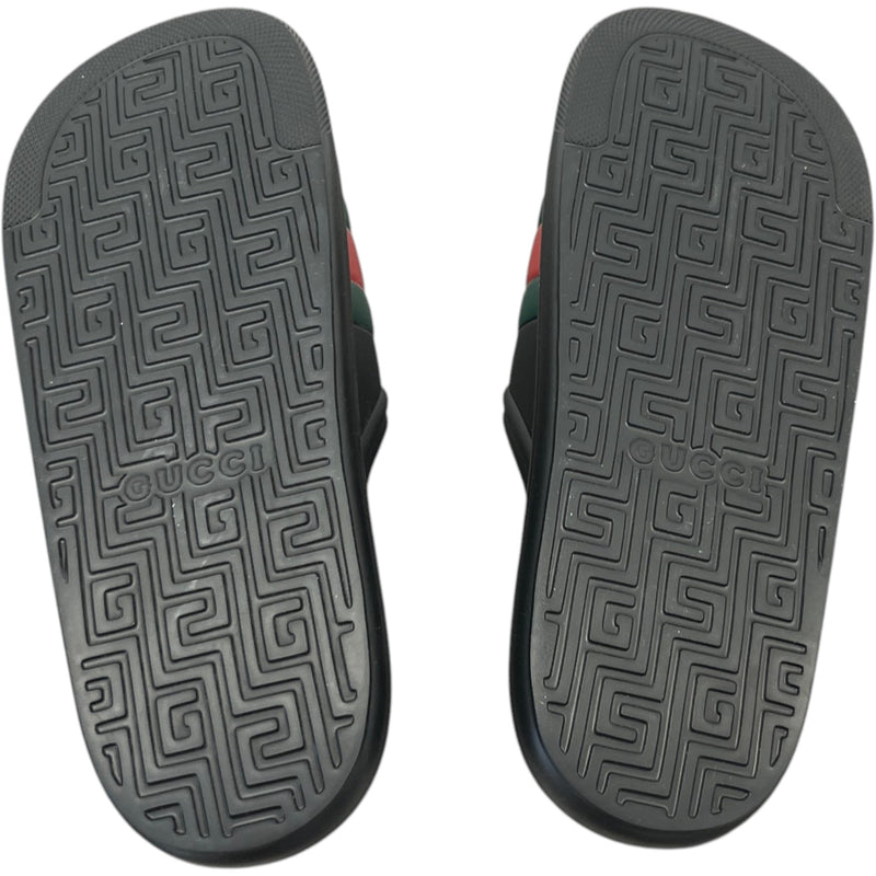 Men's Web Slides Black Size UK 10 / EU 44