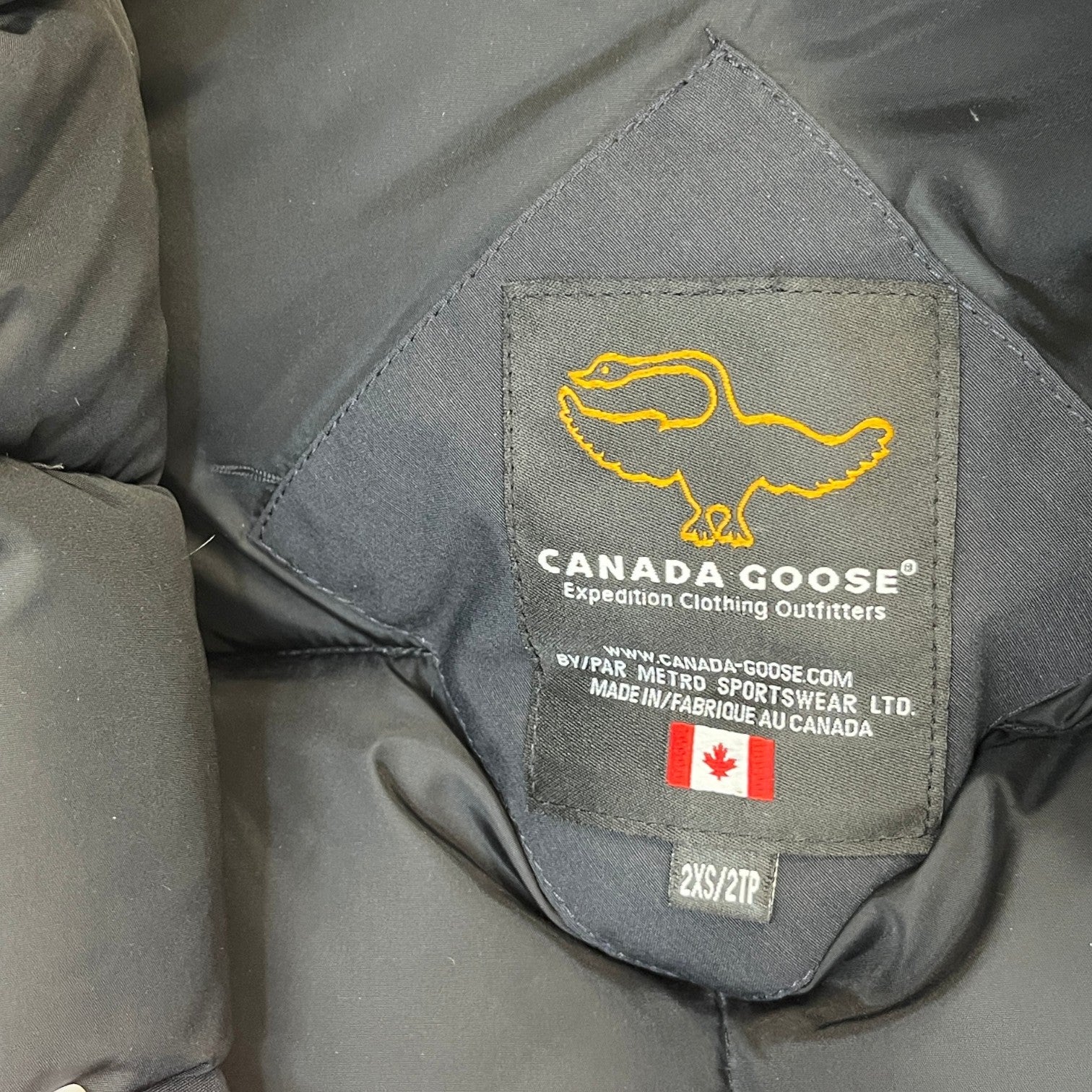 Canada Goose Women's Resolute Parka Down Jacket Navy Size 4 - Photo 5